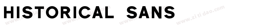 Historical Sans字体转换